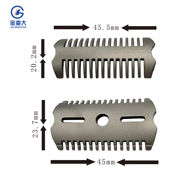 Custom Manufacture Die-casting Parts Double Edge Safety Razor Chrome Plating Manual Shaver Front And Base Plates