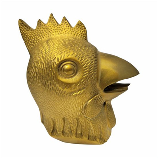 3D Cast Iron Rooster Wall Art Decoration for Home Decor
