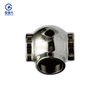 Customized Casting Stainless Steel Three Way Staircase Handrail Connector Pipe Joint for Railing
