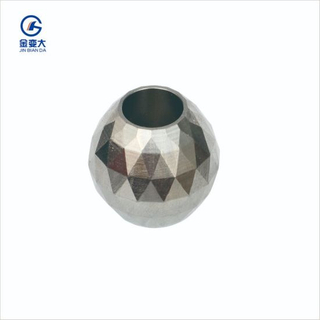 304 Stainless Steel Hollow Ball with Thread Diamond Cut Roller Bead for Mini Manual 3D Face-Lift Roller Tool/Tapped 8mm 304 Stainless Steel Threaded Metal Ball