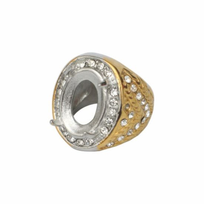 Delicate 925 Sterling Silver Men Ring Blanks Semi Mounts Jewelry